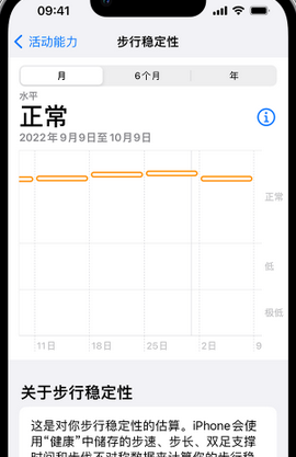 龙山iPhone手机维修如何在iPhone开启'步行稳定性通知'