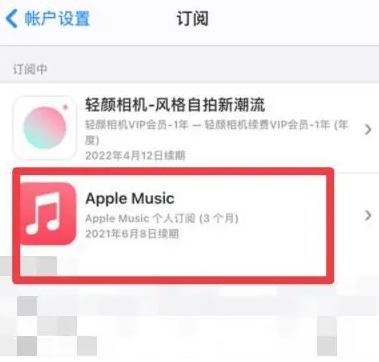 龙山apple维修店分享Apple Music怎么取消自动收费 