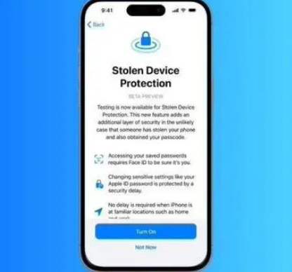 龙山苹果授权维修店分享被盗设备保护功能开启方法 