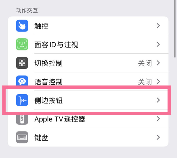 龙山苹果14维修店分享iPhone14 Plus侧键双击下载功能关闭方法 