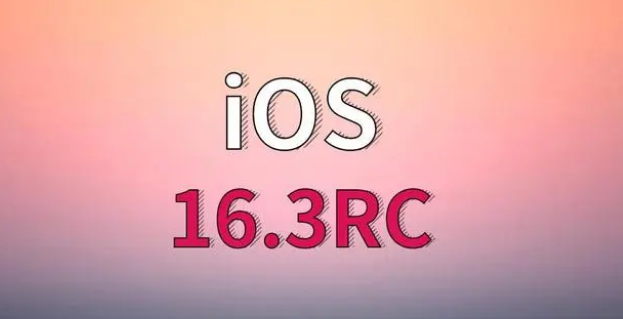 龙山苹果手机维修分享iOS 16.3 RC版升级_iOS 16.3 RC版一键刷机教程 